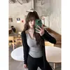 Ropa de Protección Solar Pura Pasión Tallas Grandes para Mujer Verano Nuevo Ligera Transpirable Cardigan de Longitud Media Estilo Perezoso Conjunto Casual Deportivo de Tres Piezas