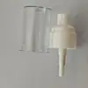 Bomba de Polvo de Doble Capa de 20 Dientes, Boquilla de Spray Externa, Transparente como Cubierta Completa, Cabezal de Bomba de Presión para Loción