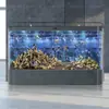 Sala de Estar 2026 Nuevo Tanque de Peces Grande Oficina de Pie Integrado Gabinete de Piso Gabinete Inferior para el Hogar
