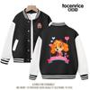 Ropa de dibujos animados uniforme de béisbol para niñas traje de pants chaqueta para niños conjunto deportivo de dos piezas bebé Primavera y Otoño Nuevo
