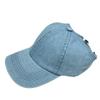 Gorra de Mezclilla Lavada Simple Estilo Japonés para Mujer, Primavera y Verano, Protector Solar, Sombrero de Sol, Tendencia
