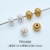 Chapado en Oro Real Elegante Turquesa Texto Juego con Cuentas Cuentas de Meteorito Separadores Cuadrados Cuentas de Transferencia Cuentas Sin Fase Accesorios de Pulsera