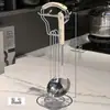 Espátula de Aço Inoxidável Conjunto de Sete Peças Utensílios de Cozinha Domésticos Espátula Colher Concha Espátula para Saltear Combinação de Panela Antiaderente Conjunto Completo Nenhum