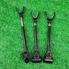 Soporte para Caña de Pescar Negro Montaje Trasero Antena Posicionamiento Ajustable Suministros para Equipo de Pesca Lote Montaje Trasero de Carbono