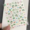 Lindos Pegatinas de Arte para Uñas de Dibujos Animados Gato Kt Repujadas Hellokitty Hello Kitty Manual DIY Pegatinas Decorativas para Uñas Ccd