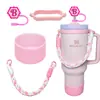 Botella de Agua Térmica Stanley Tapón Antipolvo Taza con Popote Tapa de Taza Correa de Mano Cordón para Botella de Agua Múltiples Estilos Versátiles Set