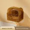 Plato para Escupir Huesos de Plástico PET Cuadrado Transparente Plato para Frutas Hogar Restaurante Plato para Frutas Plato para Snacks Mesa de Comedor Plato para Basura Plato