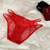 Estilo japonês Sexy Cute Lace Confortável Respirável Roupa Interior Feminina Cintura Baixa Arco Oco Cuecas de Malha para Mulheres