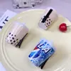 Bebida Divertida, Linda y Graciosa de Té de Leche, Flequillo de Botella de Cola, Pasadores Creativos para Niños, Accesorios para el Cabello de Pato al por Mayor