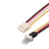 Cable de Extensión para Ventilador de CPU Cable de Extensión de Alimentación de 4 Pines KF2510 2P3P4P5P6P Un Terminal Macho Uno Hembra Cables