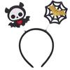 Tiara de Halloween Aranha Crânio Laço Abóbora Teia de Aranha Morcego Tiara Atmosfera Festival Fantasma Adorno de Cabeça