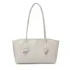 Bolsa de Ombro Retro de Grande Capacidade para Mulheres 2026 Nova Moda Bolsa de Ombro Simples e Única Bolsa Tote de Mão