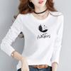 2800 # Camiseta de Manga Larga para Mujer Algodón (Toma real) (95 Algodón 5 Spandex) (Nuevo Tamaño XXL)
