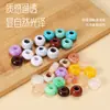 Contas Coloridas de Acrílico DIY Feito à Mão Contas Irregulares Material Pulseira Colar Pingente Joia Fecho de Conta