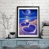 Set de pintura de diamantes 5D Amor Playa Transfronterizo imagen diamante redondo diamante completo diamante cuadrado sala de estar pintura decorativa lote DIY