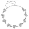 Cinturón de Metal para Mujer, Decoración de Verano, Moda 2025 Nuevo Estilo Versátil, Cadena de Cintura de Estrella y Luna de Gama Alta para Vestidos