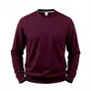 Nueva sudadera con cuello redondo, color liso, estilo americano, para otoño e invierno, peso pesado, simple, hip-hop, casual, para ir al trabajo, relajada, versátil