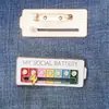 Broche de Energia que Muda de Humor, Insígnia de Liga Personalizável DIY Deslizante Bateria Social, Pin de Emoji para Campus
