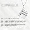 Collar con colgante de acero de titanio con letras de amor para chicas, estilo transfronterizo, con apertura para parejas, estilo nuevo, con personalidad y temperamento, cadena de clavícula.