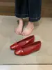 Sapatos Femininos de Salto Escondido com Laço 2026 Primavera/Outono Estilo Francês Combinam com Saias Mary Janes Sapatos de Salto para Festas