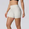 Amazon Pantalones Cortos de Yoga Melocotón Europeo y Americano para Glúteos, Alta Elasticidad, Cepillado por Dos Caras, Línea Invisible para Levantar Glúteos, Pantalones Deportivos de Tres Cuartos para Correr