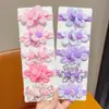 [Nuevo 2025] Cuerda de pelo de flor colorida para niños Cuerda de pelo para niñas No daña el pelo Bola de pelo Anillo de pelo Banda para el pelo