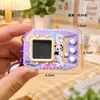 Colgante de Máquina Electrónica de Mascotas Transfronteriza, Consola de Juegos Portátil para Niños, Juguete Interactivo de Desarrollo, Colgante para Llavero