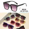 Estilo Coreano de Moda Espejo para Niños Gafas de Sol Anti-UV para Niños Gafas de Sol con Visera para Niñas Listas para la Venta 8619