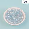 Cuentas de arroz transparentes acrílicas, cuentas sueltas rosas, cuentas de imitación de cristal, accesorios de resina, materiales para manualidades DIY, productos semiacabados