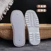 Suela antideslizante y resistente al desgaste de tendón de res gancho suela de zapatilla suela de llanta lana de zapato de algodón tejido a mano suela de espuma para niños