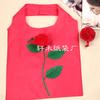 Venda a longo prazo multicolor opcional rosa sacola de compras ecológica poliéster 190T sacola de compras ecológica dobrável