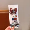 Nuevo Pasador de Pelo con Lazo de Flor Estilo Coreano para Niños, Accesorio para el Cabello de Tela que No Daña el Cabello, Pinza para el Cabello de Bebé para Flequillo, Pinza de Tiburón