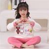 Pijamas para Niñas Otoño e Invierno Engrosado Algodón Aire 2025 Nuevo Ropa de Casa para Niñas Princesa Linda Ropa Exterior