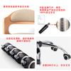 Respaldo de Madera Maciza Silla Elevable de Escritorio Apartamento Pequeño Moderno Sencillo Silla de Computadora de Estudio Silla de Estudiante Silla Giratoria Pequeña para el Hogar