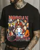 2025 verano nuevo comercio exterior Europa y Estados Unidos Amazon tesoro impresión digital camiseta manga corta cuello redondo top