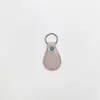 Llavero Sencillo de Cuero Cuerda de Cuero de Moda Cadena para Llavero de Coche de Pareja Llavero Personalizado Colgante para Bolso