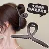 Presilha de Cabelo de Acrílico Tubarão de Verão Inspirada em Celebridades, Presilha de Garra Grande para Mulheres, Acessório de Cabelo para Coque Despojado, Presilha Essencial para Cabelos Grossos