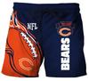 Serie Completa NFL 2022 Rugby Estación Independiente Transfronteriza Estampado Digital 3D Moda Deportiva para Hombre Pantalones Cortos de Playa