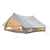 Tienda de campaña para exteriores de lujo de algodón transpirable Cabaña cobertizo Viaje en coche propio Impermeable Protector solar Ligera Cálida Campamento