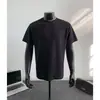 Camiseta masculina de verão de manga curta com design texturizado e plissado, gola redonda, estilo cleanfit, adequada como camada interna ou base.