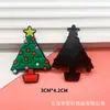 Serie de Navidad linda de dibujos animados muñeco de nieve PVC pegamento flexible parche accesorios diy carcasa de teléfono móvil pasador cuerda para el pelo hebilla de zapato accesorios para el cabello