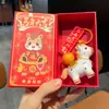 2026 Nuevo Llavero de Carrusel de Ponis Dibujo Animado Lindo Caballo del Zodiaco Pequeño Regalo de Año Nuevo Mascota del Año del Caballo