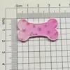 Parche Grande de Acrílico Hueso de Perro Dopamina Pasador Lazo Funda para Teléfono Broche Hebilla de Zapato Imán para Nevera Di