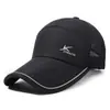 Boné de Baseball com Aba Longa Verão Respirável de Tela Casual Esportivo ao Ar Livre Chapéu de Sol Chapéu para Pesca Caminhada para Homens