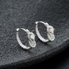 Aretes de Tuerca de Moda Nueva para Hombre, Aretes Versátiles de Personalidad, Accesorios de Joyería de Alta Gama para Mujer al Por Mayor
