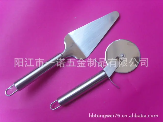 E-011AD比萨刀介饼刀披萨刀蛋糕铲面包铲西餐刀叉小厨具