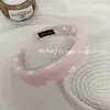 Faixa de Cabelo Estilo Coreano Retrô com Bolinhas e Cabeça de Esponja Tecido de Malha Elástica Estilosa de Alta Classe Top de Caveira Alta Faixa para Pressionar o Cabelo em Passeios Presilha de Cabelo