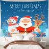 Tapeçaria de Natal transfronteiriça Decoração de quarto de casa Tapeçaria de parede Internet Fundo de estúdio popular Pano de suspensão de sala de estar nórdica