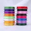 Corda Elástica Colorida Mini de Nylon 0,6mm DIY Artesanato de Miçangas Feito à Mão Material de Fio Redondo