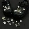 Fivela decorativa para sapato em corrente de strass de alta resistência, moderna e versátil, acessório 3D para tamancos, acessório de nicho DIY com fivela